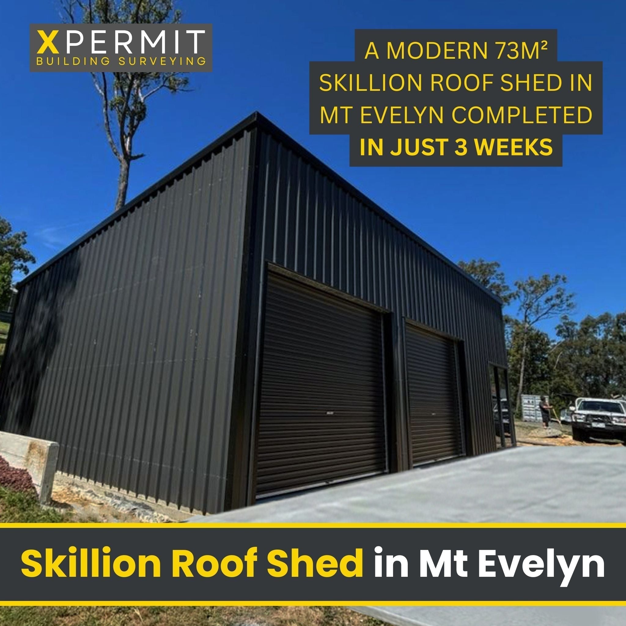 Skillion Roof Shed in Mt Evelyn - All the permits managed by XPermit