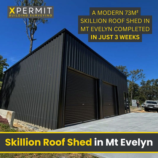 Skillion Roof Shed in Mt Evelyn - All the permits managed by XPermit