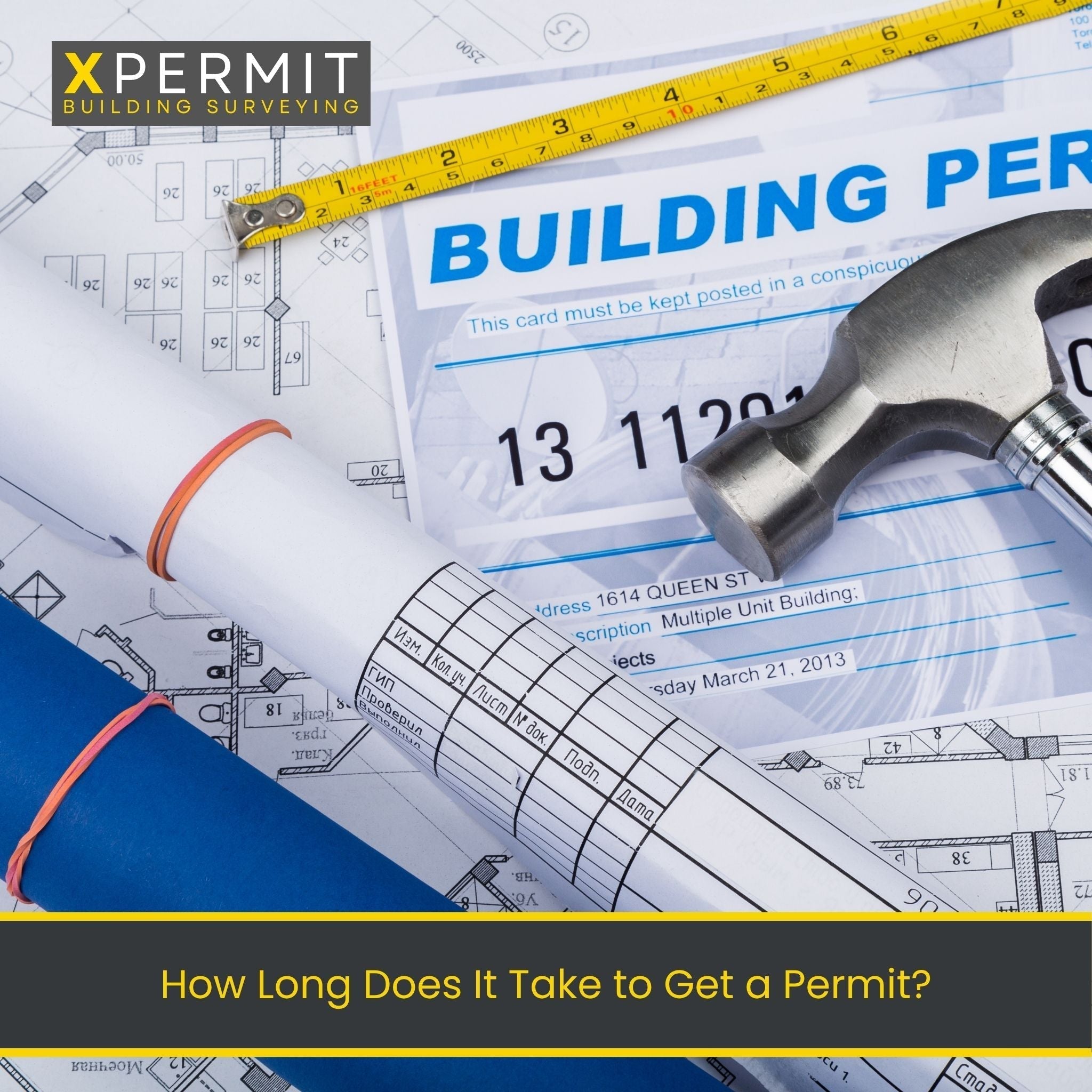 This is an SEO image for XPermit in Melbourne VIC 3000 for everyone to know how long it takes to get a Building Permit in Victoria for a Shed or Home